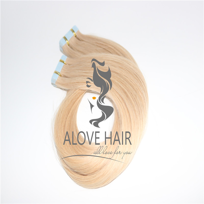 Wholesale best blonde color affordable tape in extensions
